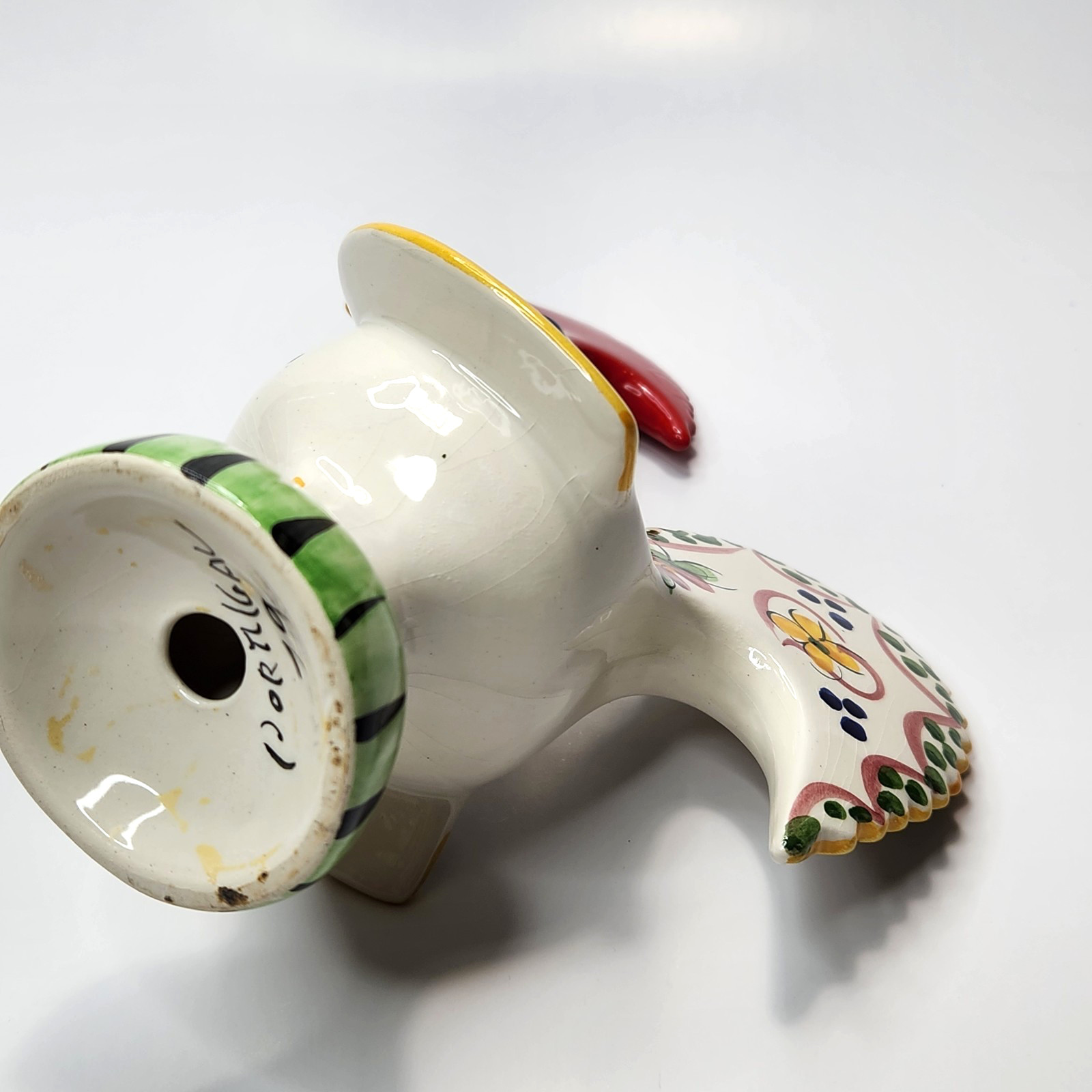 1979 Portugal Barcelos Folk Art Good Luck Ceramic Rooster (READ)