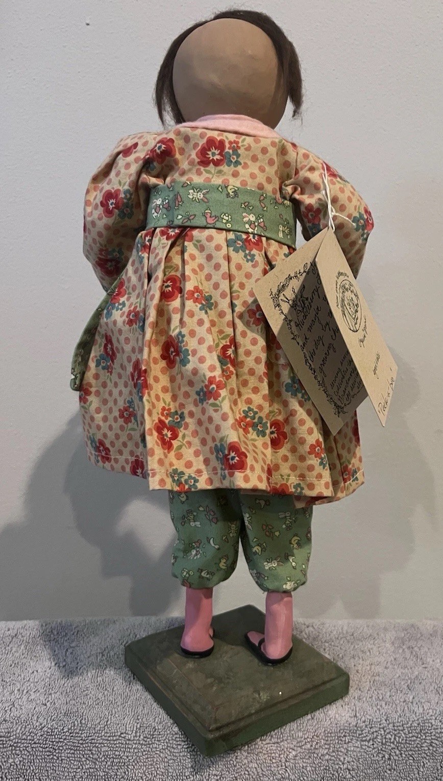 The Huckleberry Tree Jacqueline Baird “peek-a-boo” Handmade Signed Folk Art
