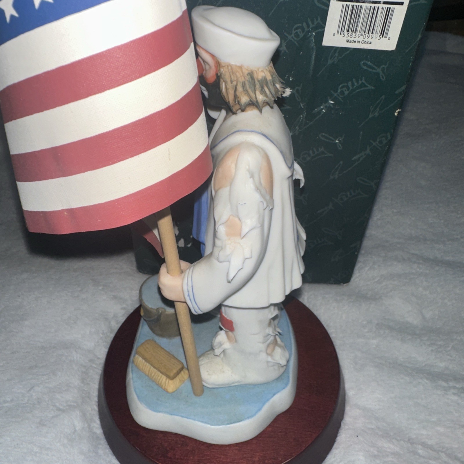 Emmett Kelly Jr Seaman 1st Class WWII 50th Anniversary Figurine 9995 w/ Box