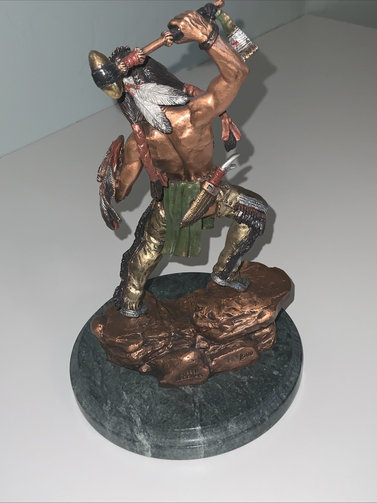 Legends Mixed Media “Battle Cry Of The Warrior “ 1996 110/500 Artist B Austion