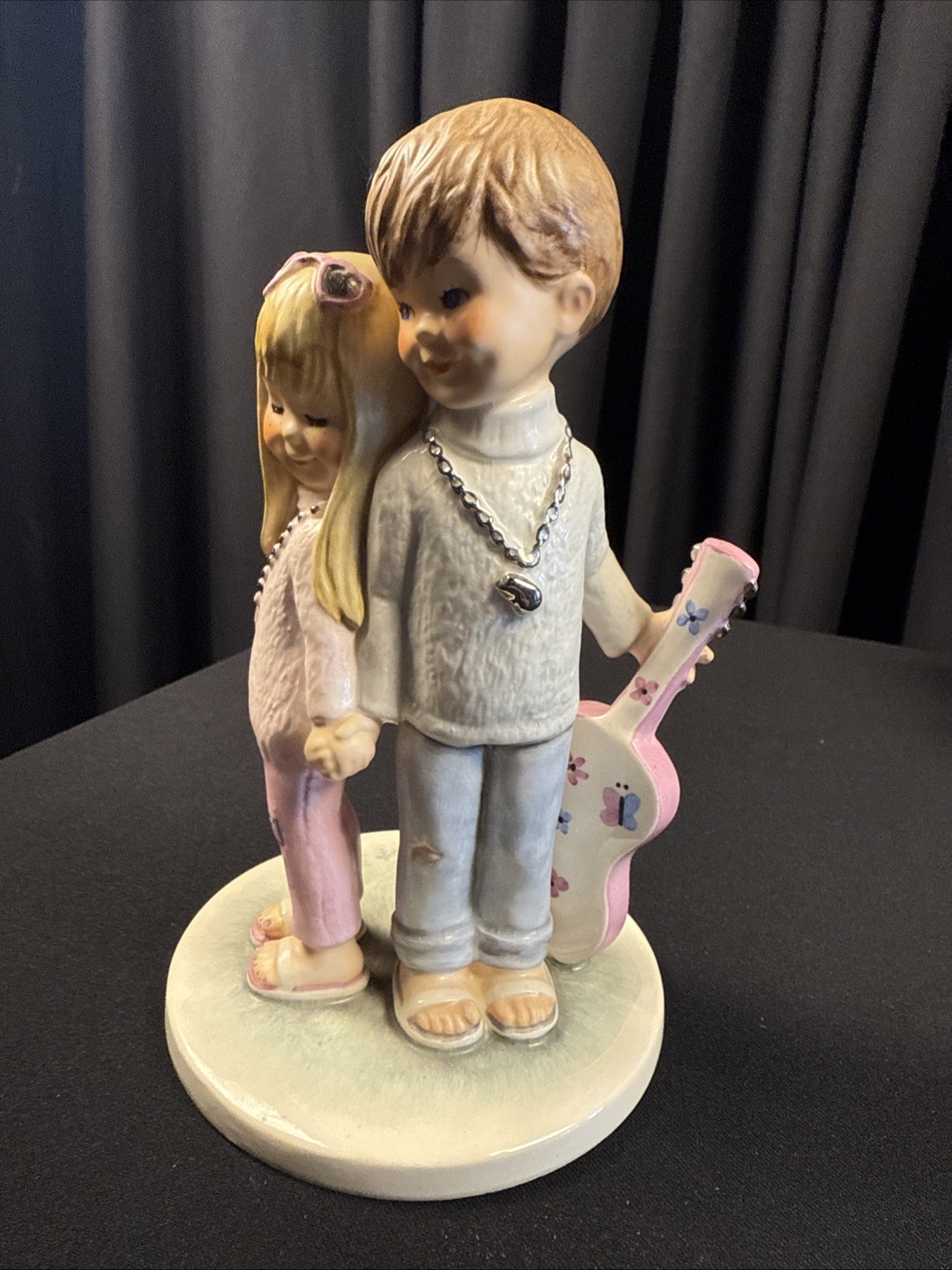 Goebel Love Bugs Figurine. Charlotte Byj Boy and Girl Hippie