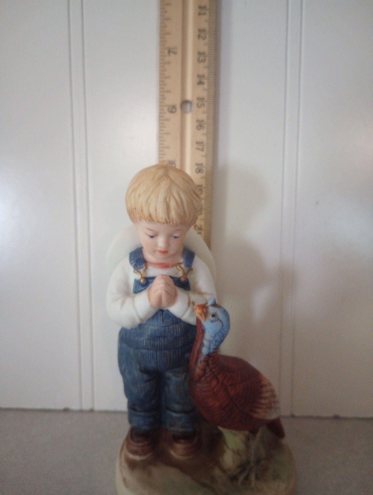 VINTAGE 1985 HOMCO DENIM DAYS RETIRED BOY AND TURKEY RETIRED