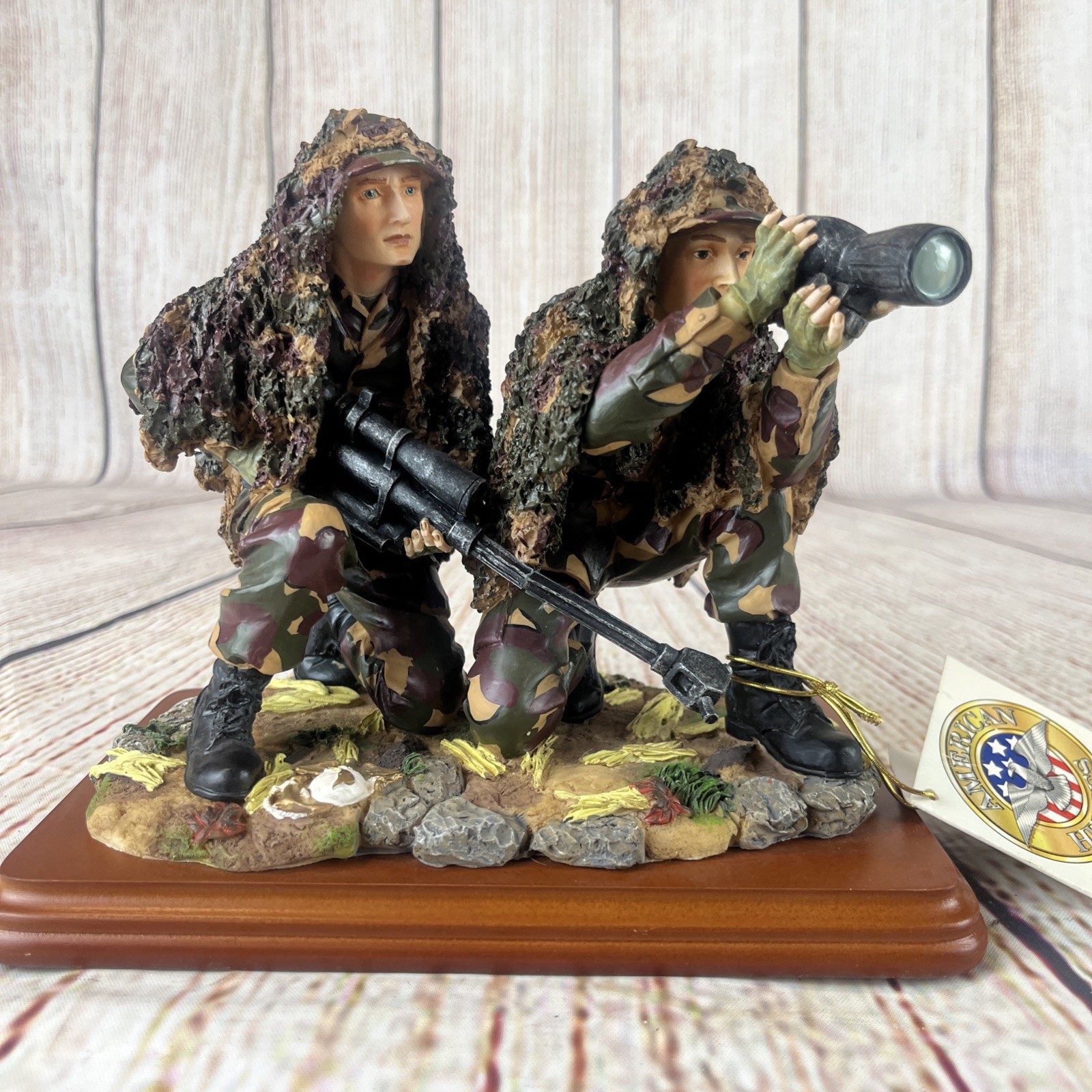 1998 Vtg Vanmark American Heroes “Hidden Menace” Figure Marine Corp Sniper 1/569