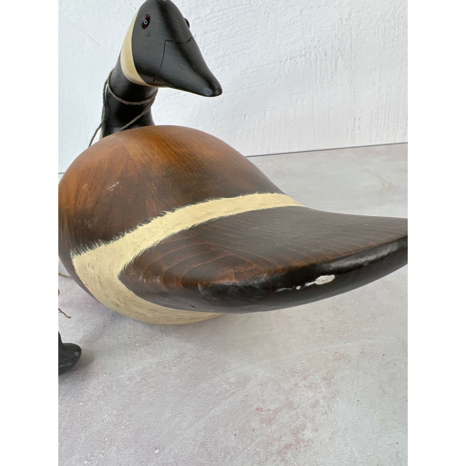 Big Sky Carvers Wooden Canadian Goose Hand-carved by Linda Williams Lodge Decor