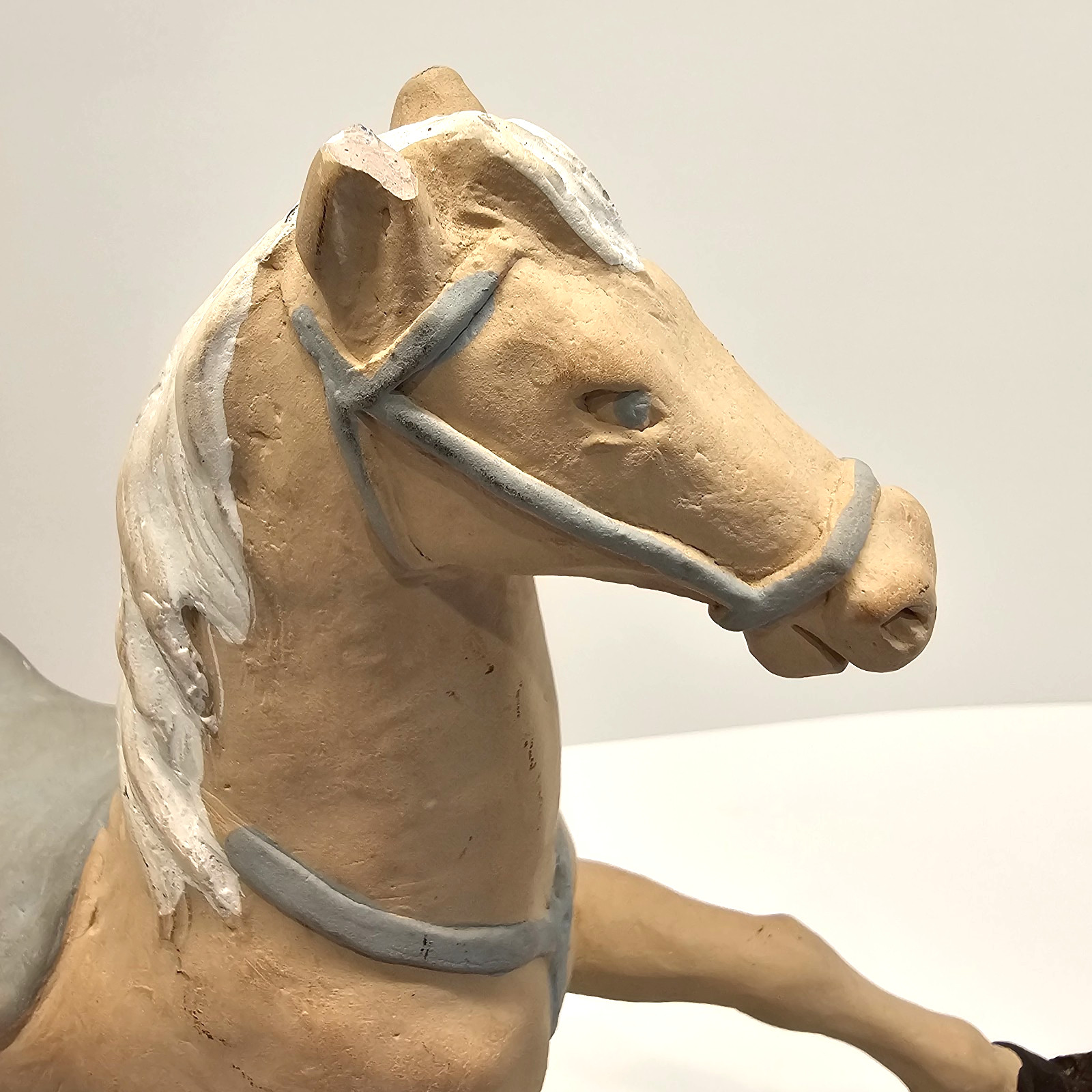 Ethan Allen 1982 Rocking Horse Ceramic Figurine.