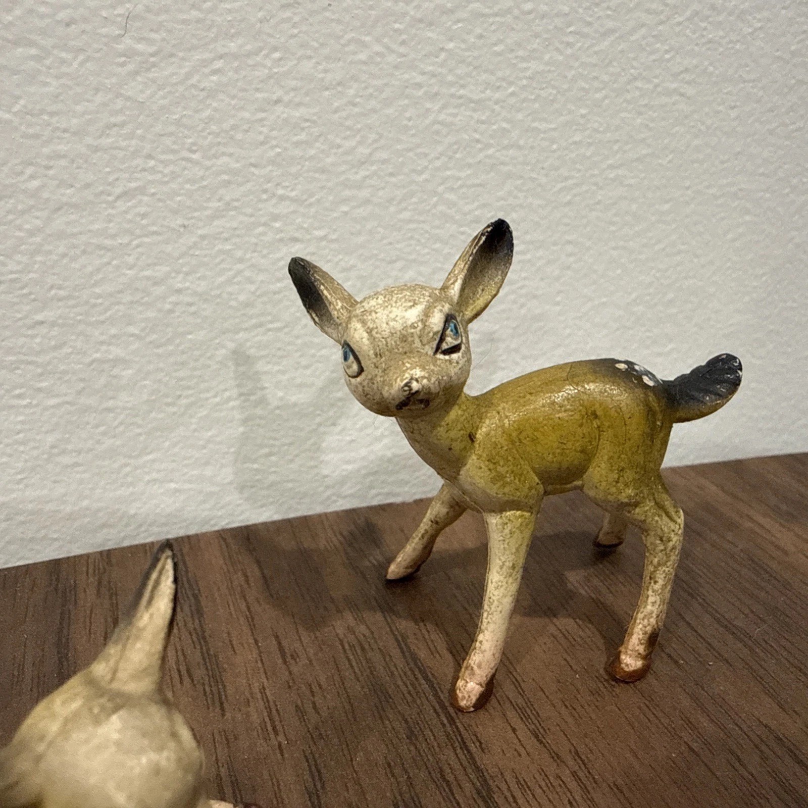 Vintage – Celluloid / Plastic Miniature Deer Family Figurines