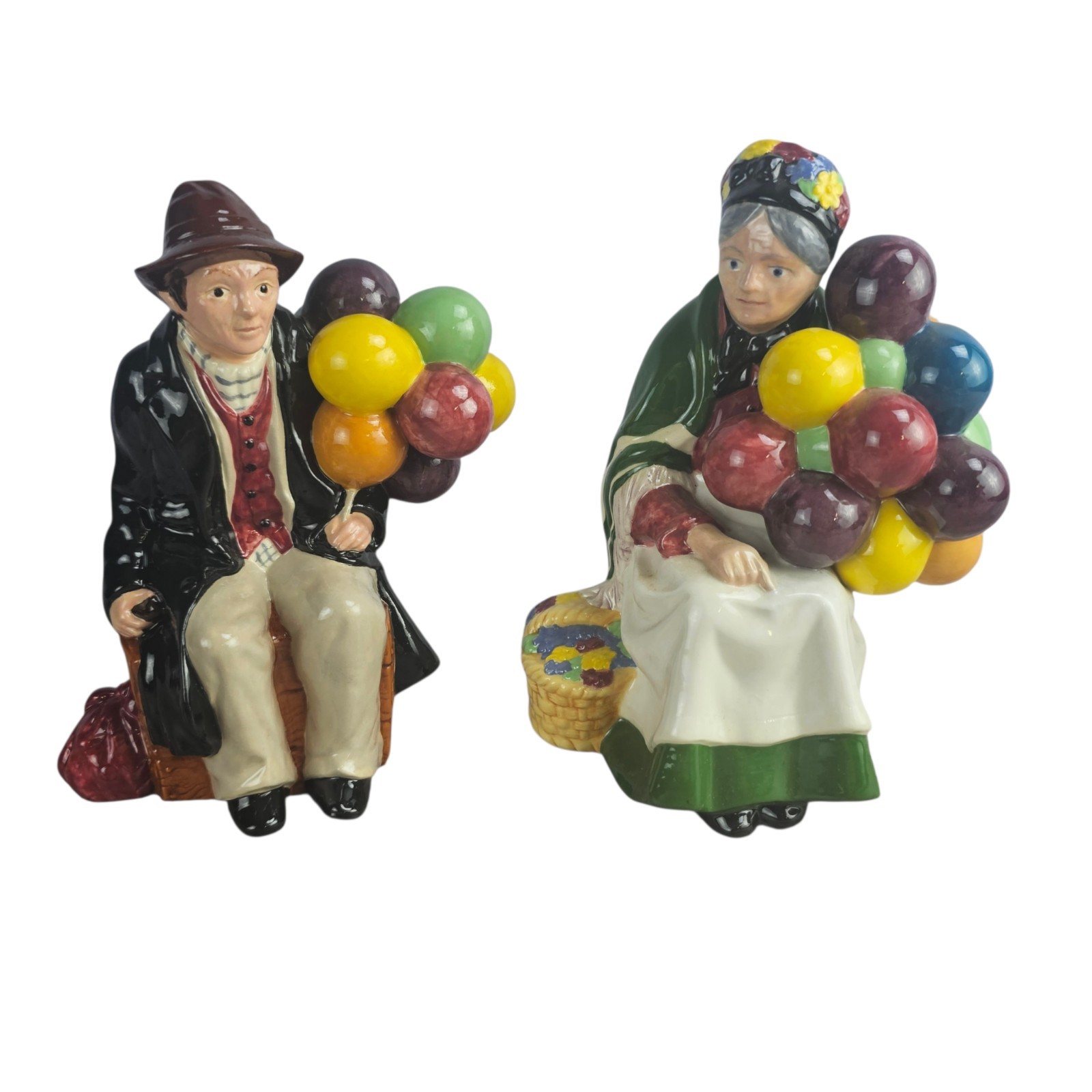 Royal Doulton The Balloon Man 1954,The Old Balloon 1315 Seller. MINT