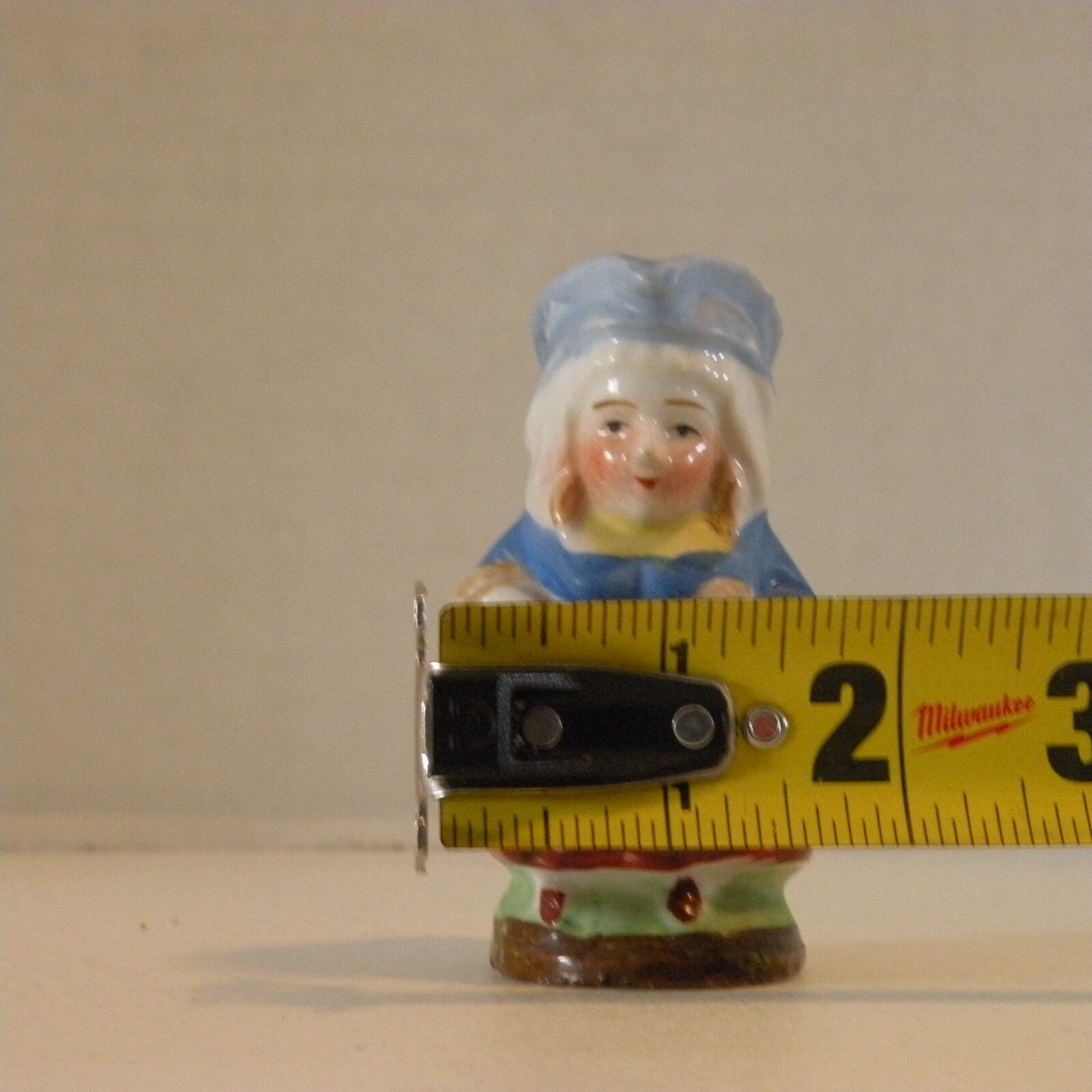 Vintage Mini Toby Style Ceramic Colonial Woman Mug Jug Made in Occupied Japan