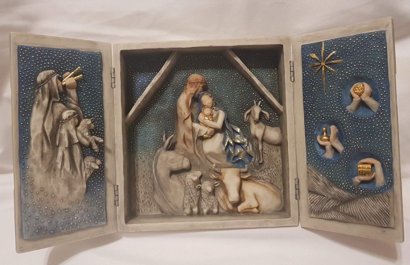 Willow Tree Starry Night Nativity #27370 – 2014 New W/ Box FREE SHIPPING 5.5LB