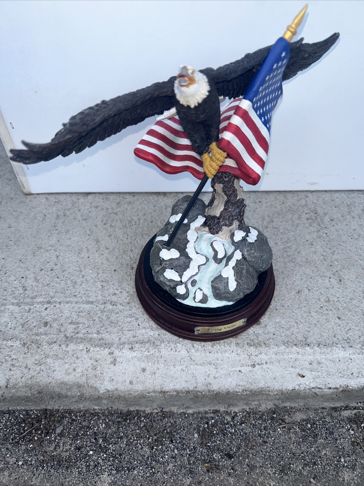 Bradford exchange Rising Valor American pride commemorative A0641