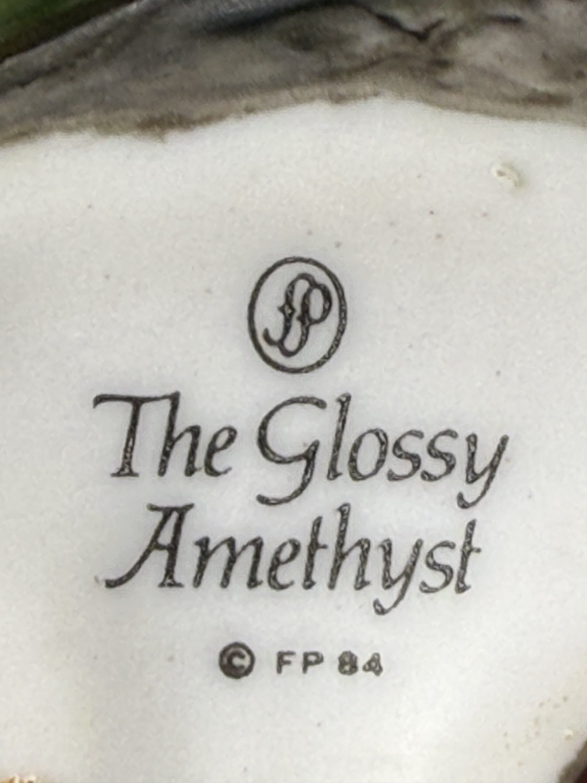 Exquisite The Glossy Amythyst Blooming by Ronald Van Ruyckevelt Porcelain Statue