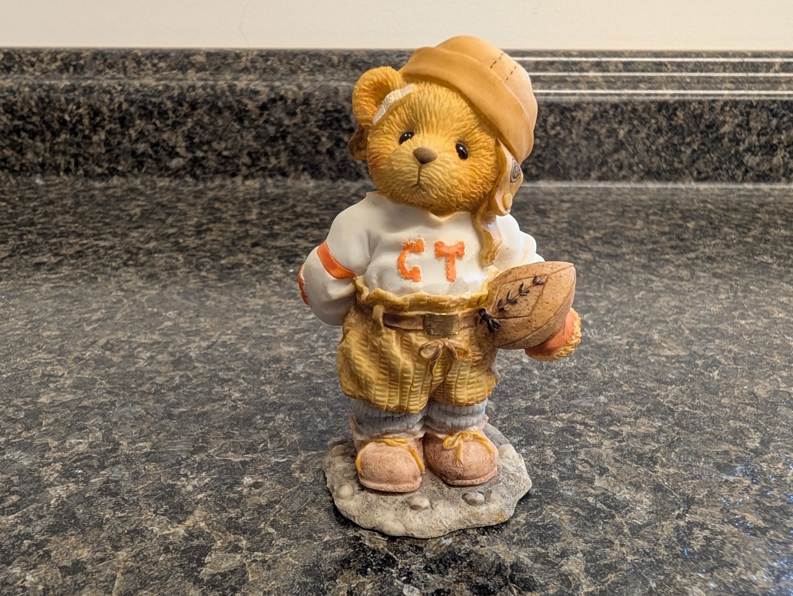 Cherished Teddies BUTCH #15638 Can I Be Your Football Hero? Bear Sports Figurine