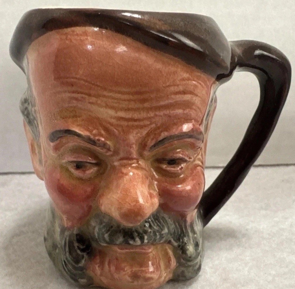 VTG Mini Mug Landcaster & Sandland Ltd TobyEngland Hand Painted Bone China 2.5”