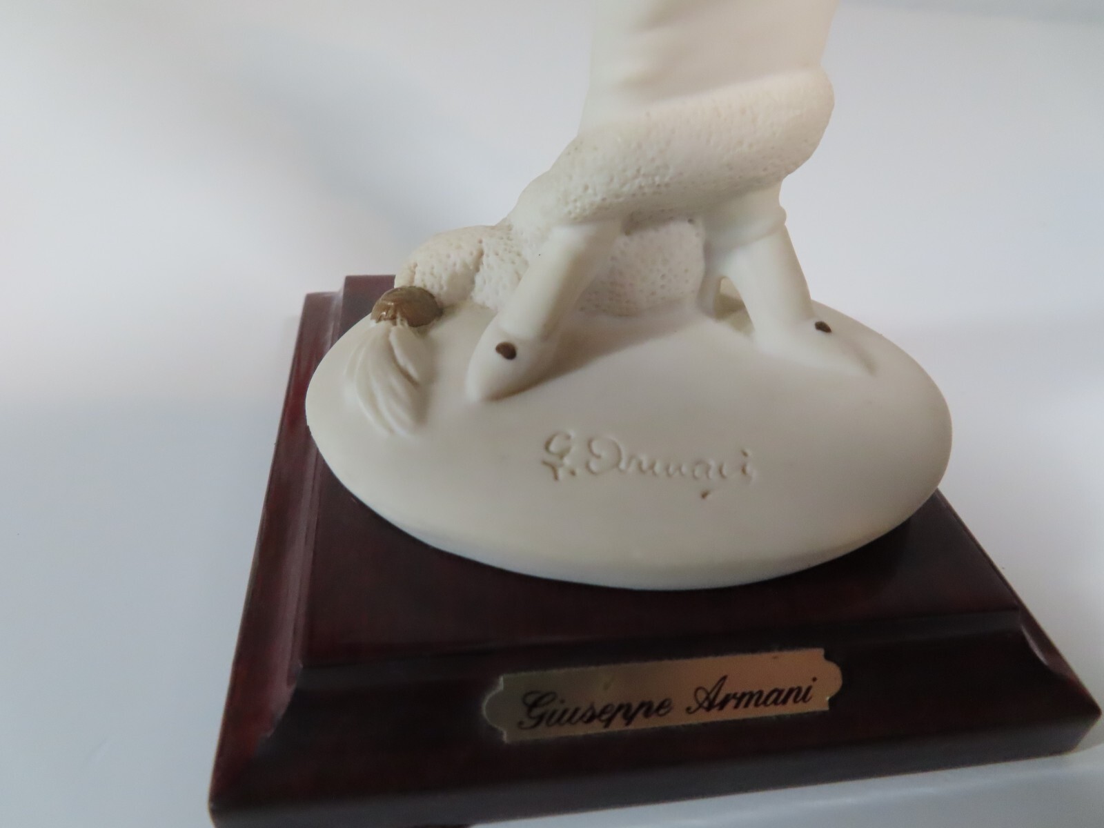 Giuseppe Armani Lady With Dog Yorkie 1987 Florence Italy #421F Figurine Statue