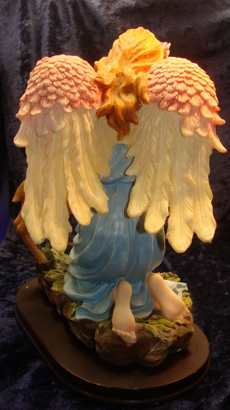 GIOVANNI COLLECTION ~ ANGEL with DEER ~ 7.25”x8.75”~Excellent Condition ~