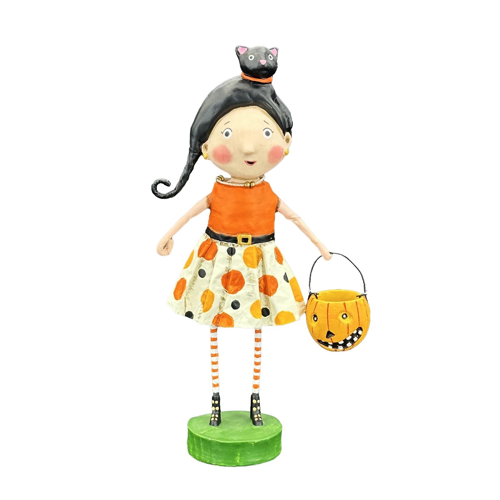 Lori Mitchell Halloween Fall Collection Kit Kat Trick or Treat Figurine 16716