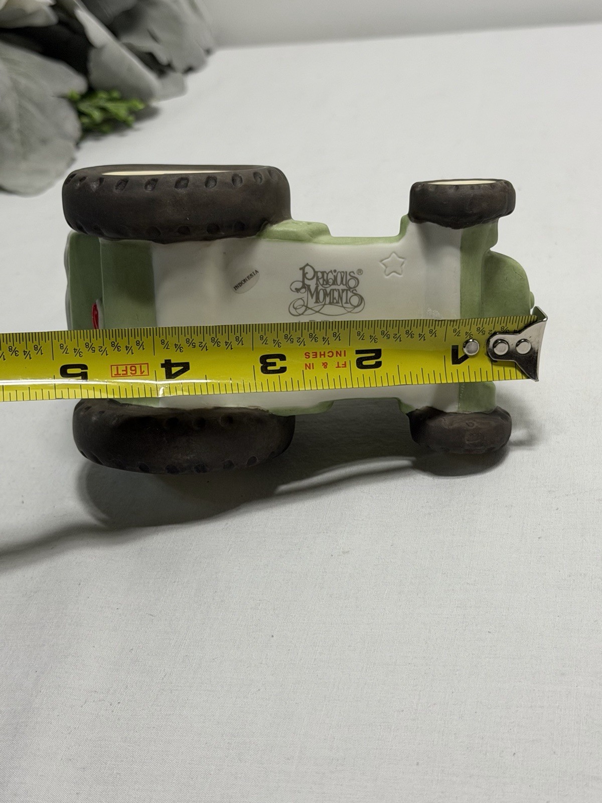 Precious Moments 588091 Dear Jon I Will Never Leave You, Jesus Tractor Figurine