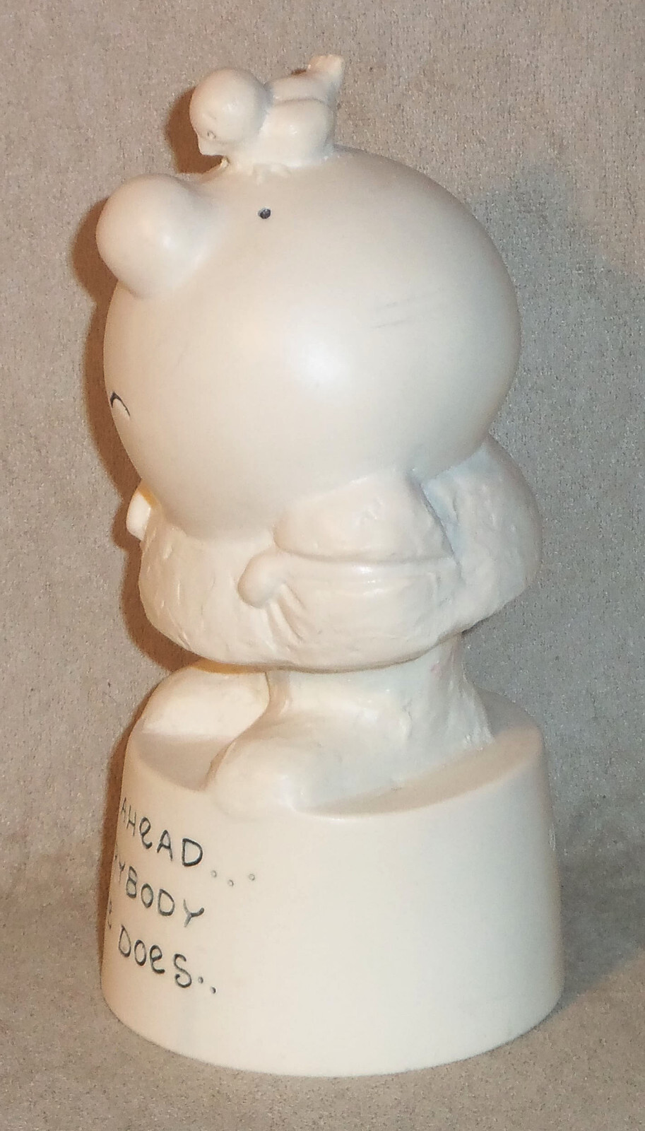 Vintage 1970s ZIGGY Tom Wilson Go Ahead 6″ Figure Statue Universal Press 200VZ52