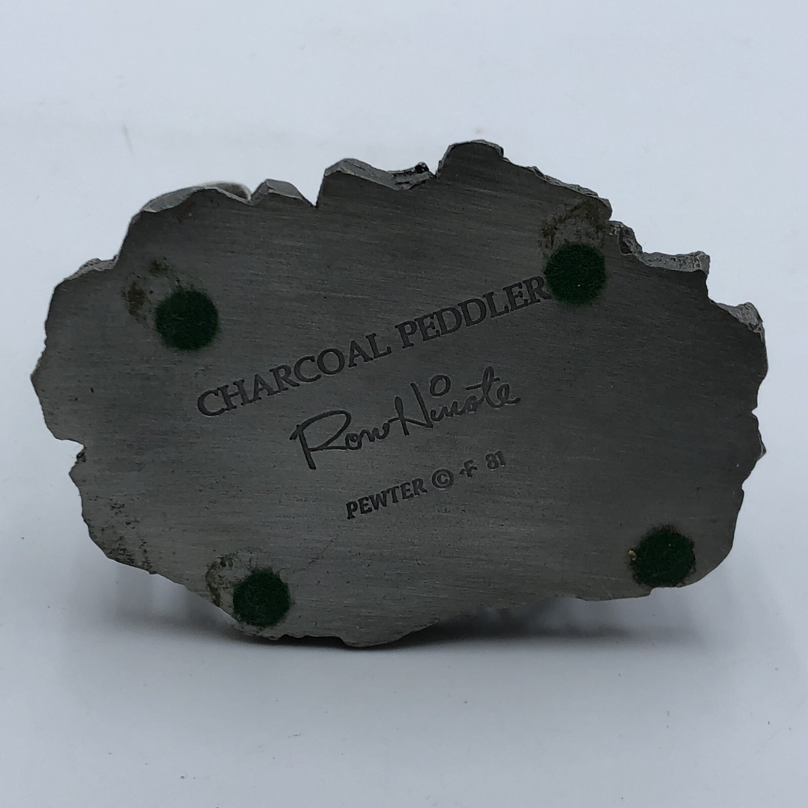 Charcoal Peddler by Ron Hinote – Franklin Mint’s Colonial Peddlers Series pewter