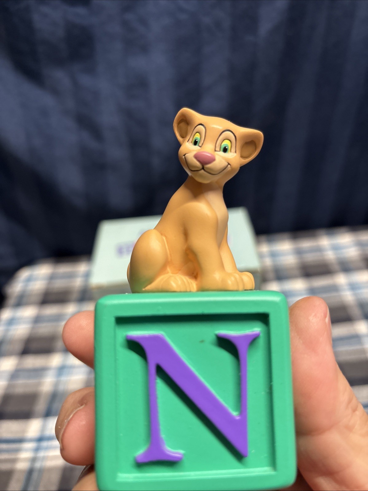 Disney Alphabet Fun Blocks By Grolier Collectibles Letter N X5