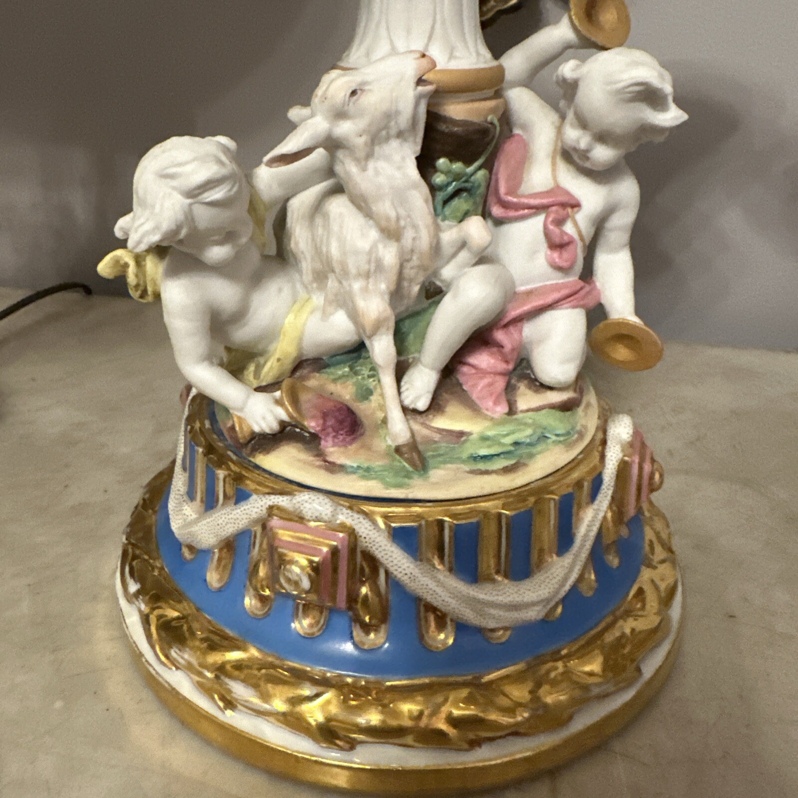 Cherub Porcelain Compotes , 19TH Century -Antique Compotes