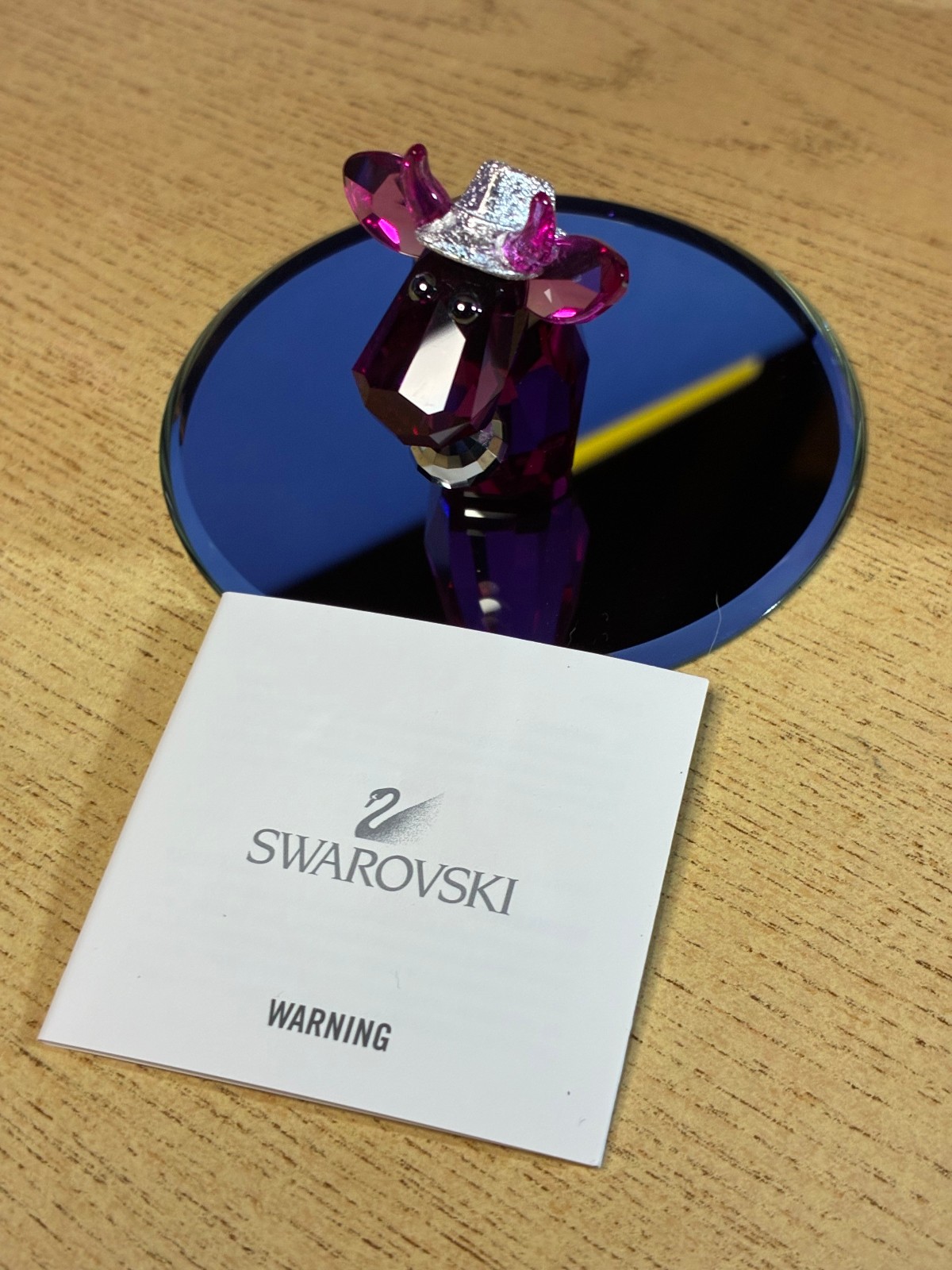 Swarovski Crystal 5003403 Disco Mo Cow 2013 Limited Edition MIB with Certificate