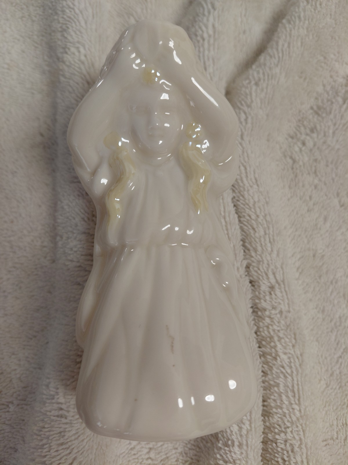 Belleek porcelain Leprechaun W/Cobb Tint & Undine Maiden or Fairy Pitcher PAIR