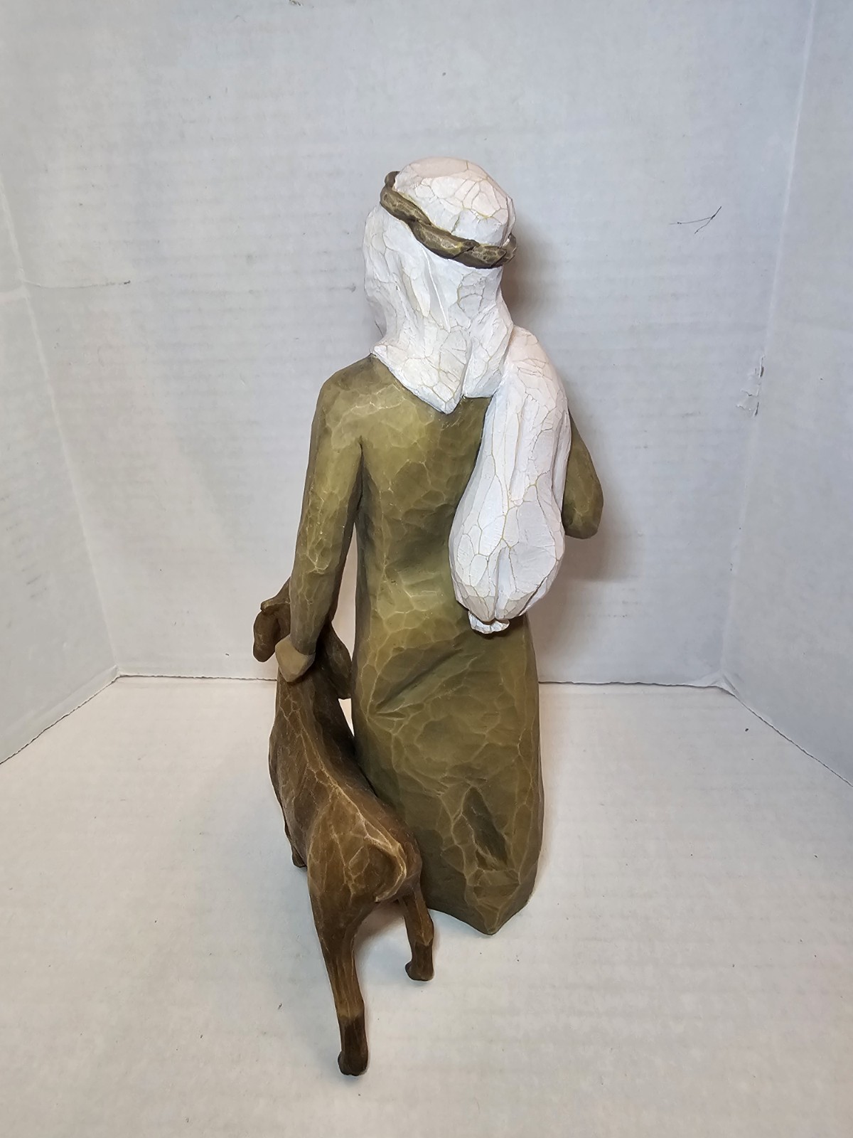 NEW Willow Tree ZAMPOGNARO Shepherd with Bagpipe, Sculpted Hand-Painted Nativity