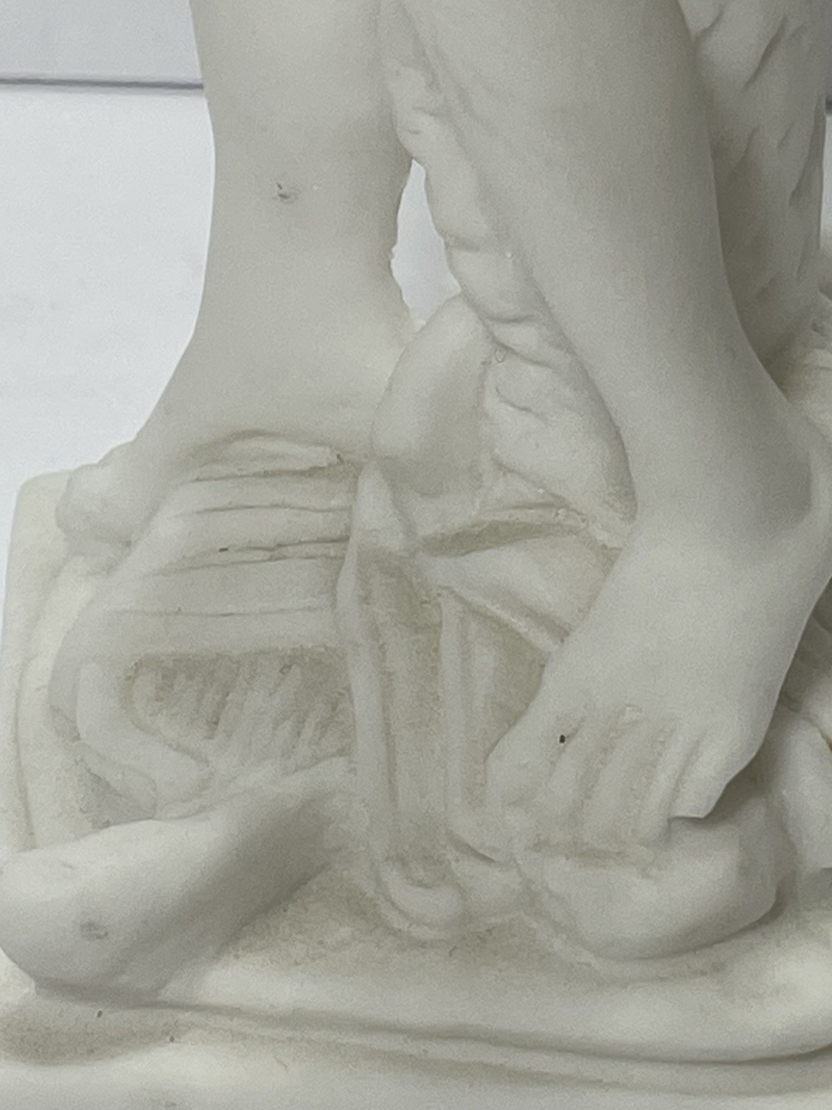 Vintage Bisque Porcelain Statue — “David” by Michelangelo