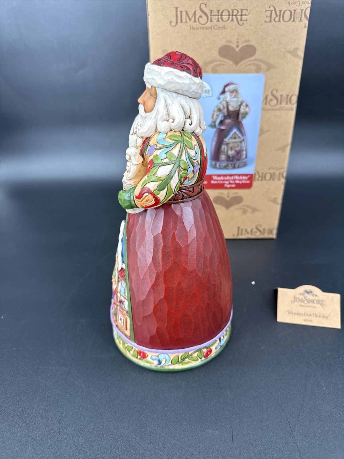 Jim Shore “Handcrafted Holiday” Toy Shop Scene – 2011 – Very Rare – W Box