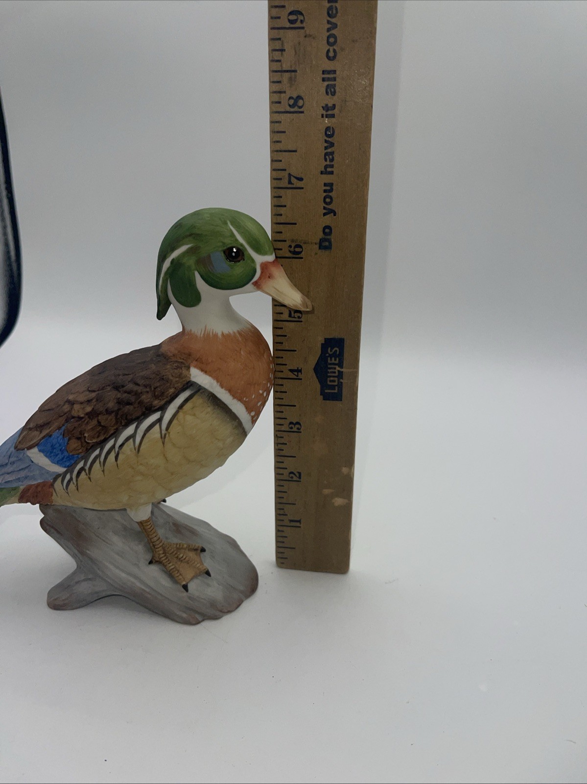 Gorham Gallery Birds Vignette Collection Wood Duck Figurine Porcelain Japan