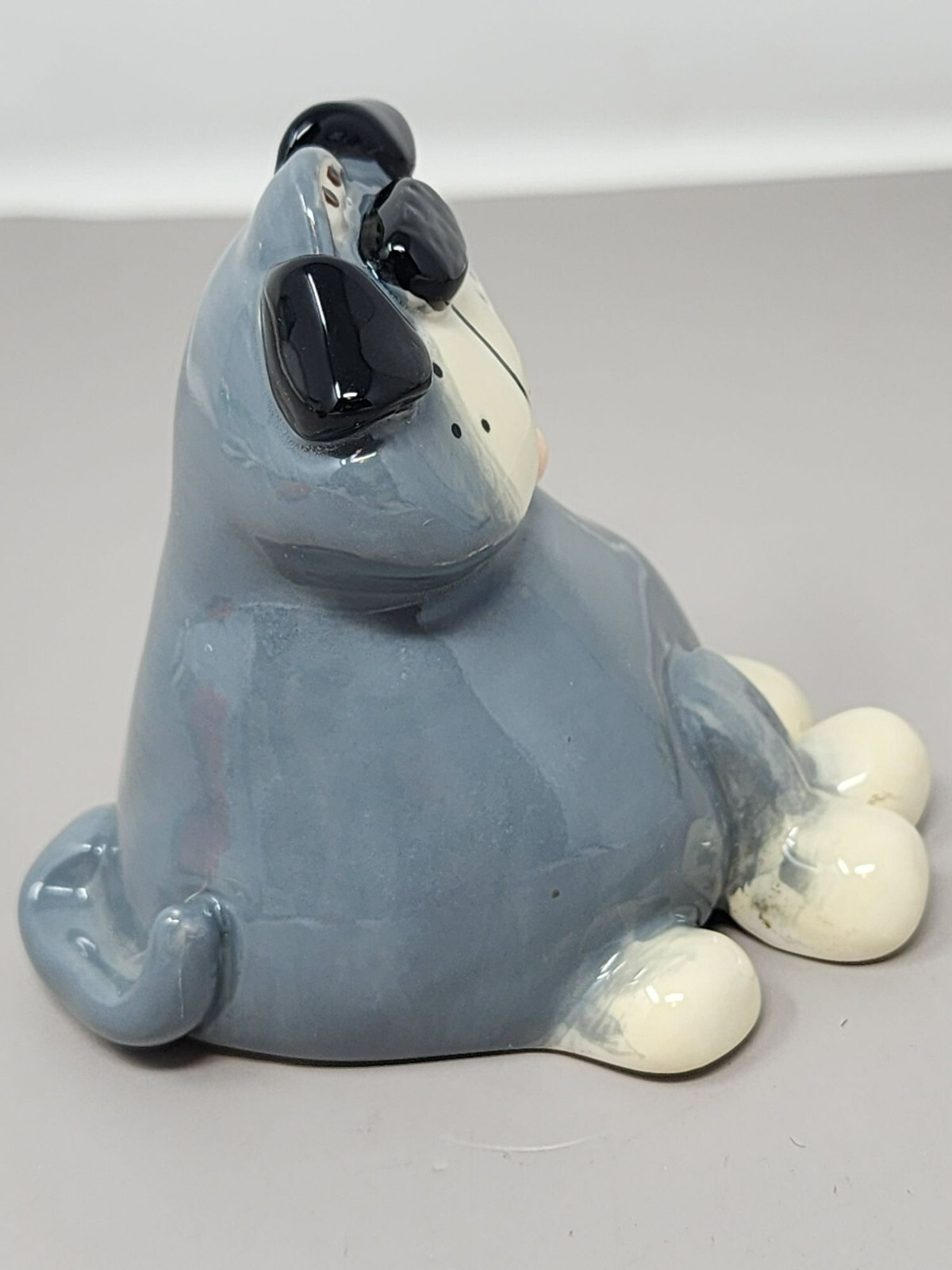 Vintage Douglas Russ Signed Berrie Porcelain Dog Kitchy Unique