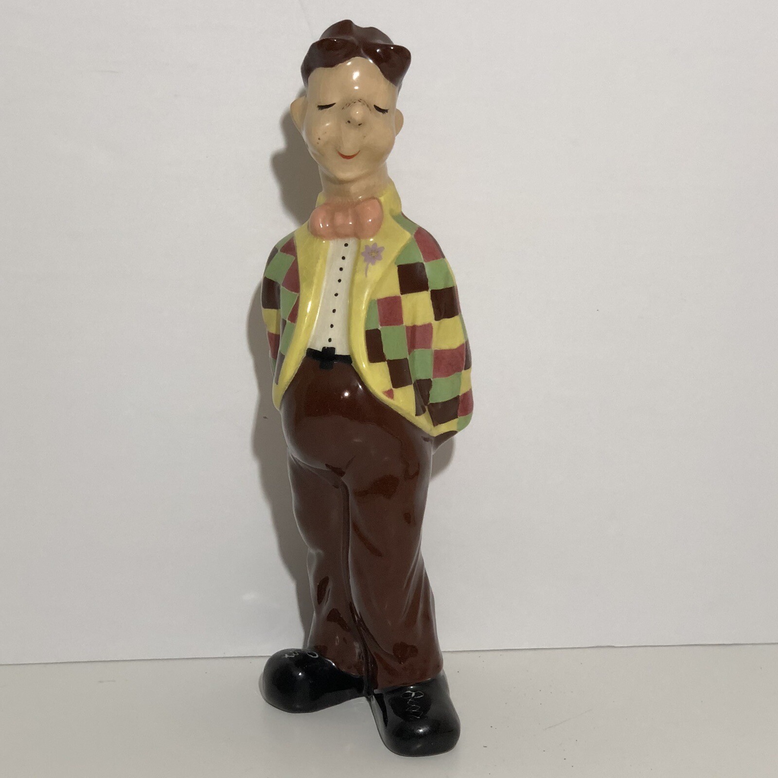 Vintage Figurine Gentleman Mid Century 10 1/2”