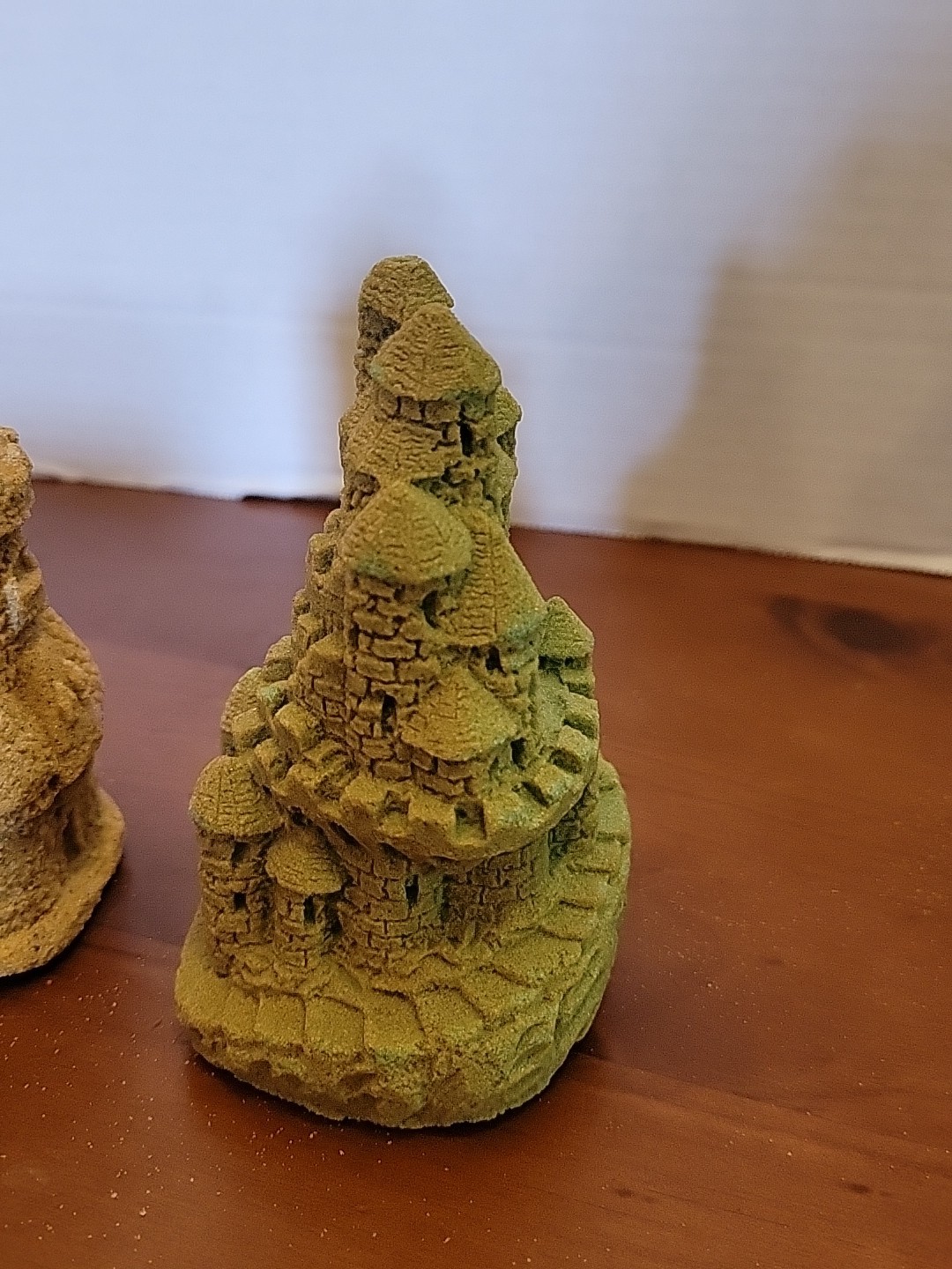 Set Of 2, 1984 MQH Mr. Sandman Sandcastle Sculpture 4″, Nipigon Studios Canada