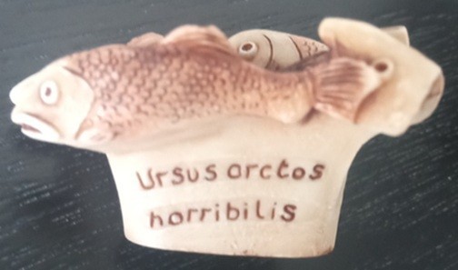 Harmony Kingdom SUSHI BAR Collectible Figurine Trinket Box Bear Fish 2006