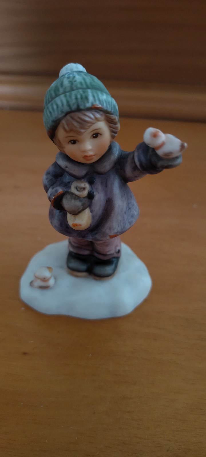 Goebel Berta Hummel “Peaceful Perch” Little Boy with Birds Figure