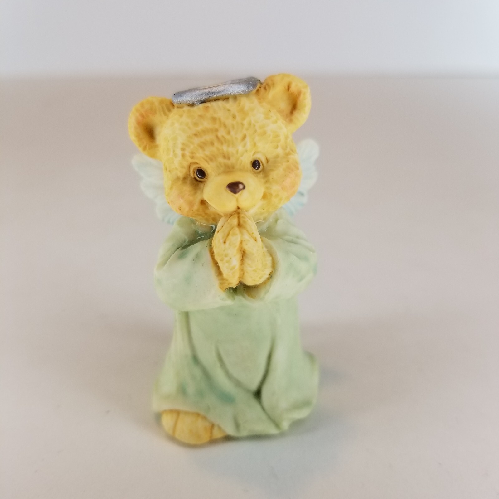 Vintage Angel Teddy Babies Mini Miniature praying bear hands Approx2.5″Figurine.
