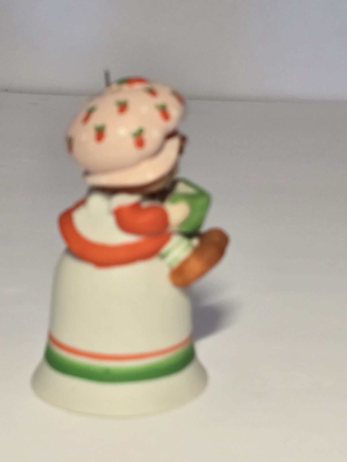Vintage 1983 American Greetings Strawberry Shortcake Mini Bell Ornament Figurine