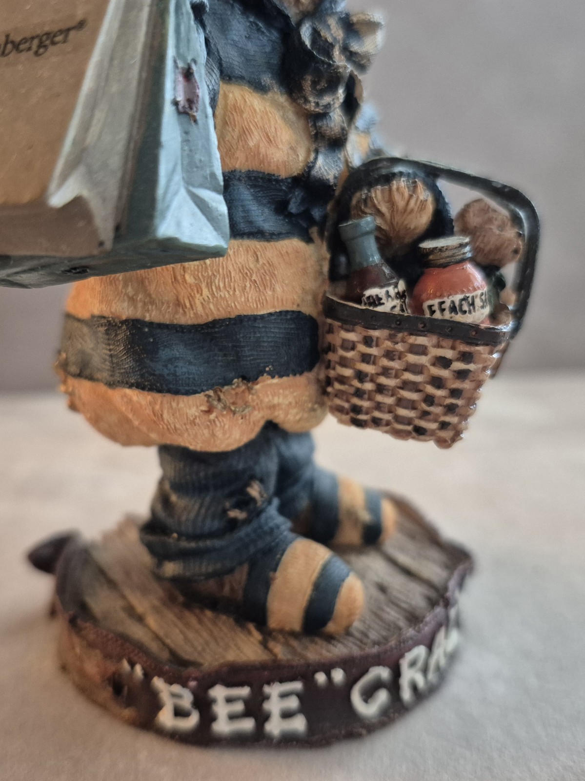 Boyds Bears Longaberger Exclusive Issue Resin Bear “BEE CRAZY” – 2007