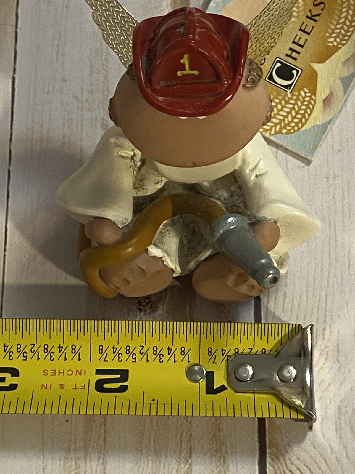 Kirk’s Kritters Angel Cheeks Fireman Firefighter Russ Berry 2001 #25160 Has Tag