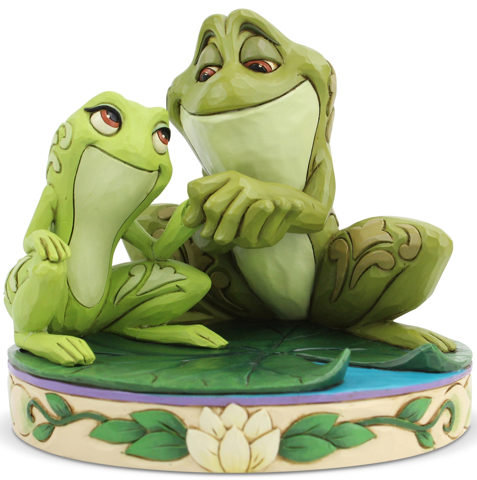 Jim Shore Disney Traditions Princess Tiana & Naveen As Frog Figurine NEW 6005960