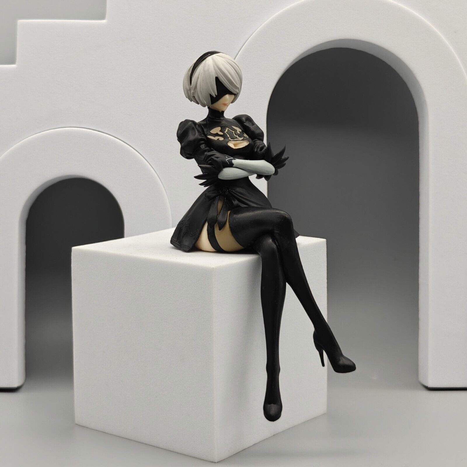 Anime YoRHa 2B Hentai Sexy Girl PVC Figure Toy PVC Model Statue 15cm No Box