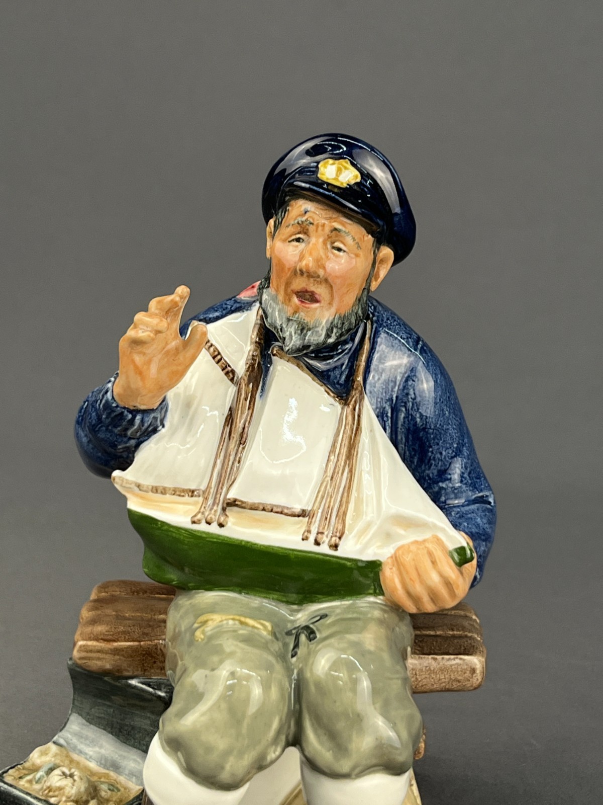 Vintage Royal Doulton TALL STORY HN 2248 Fisherman 6 1/2″ Figurine