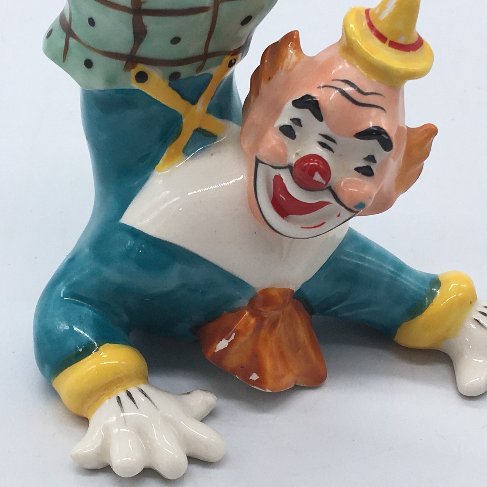 Vintage YONA ORIGINAL Colorful 5″ Clown Figurine 1956