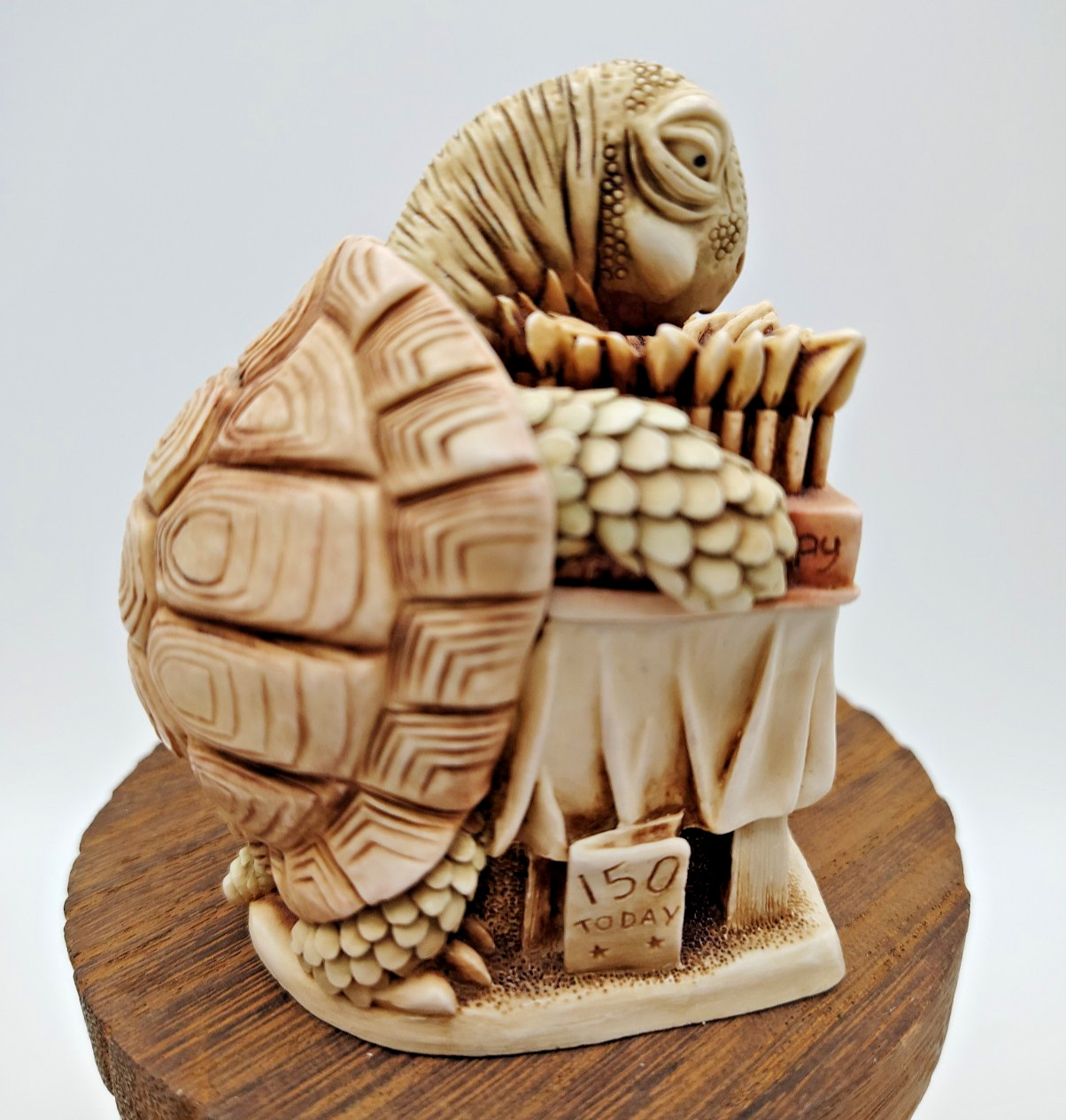 Harmony Kingdom “Wishful Thinking” Figurine Turtle Trinket Box 150th Birthday