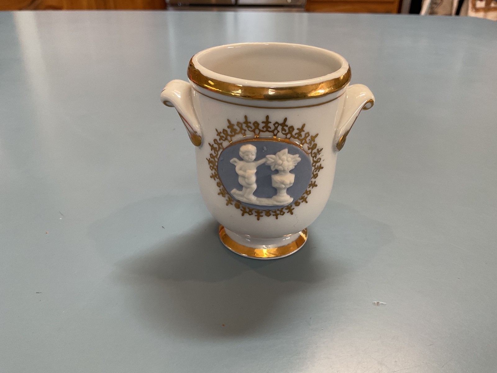 Vtg 1960’s Andrea By Charles Sadek w/Wedgewood style Cameo front/back