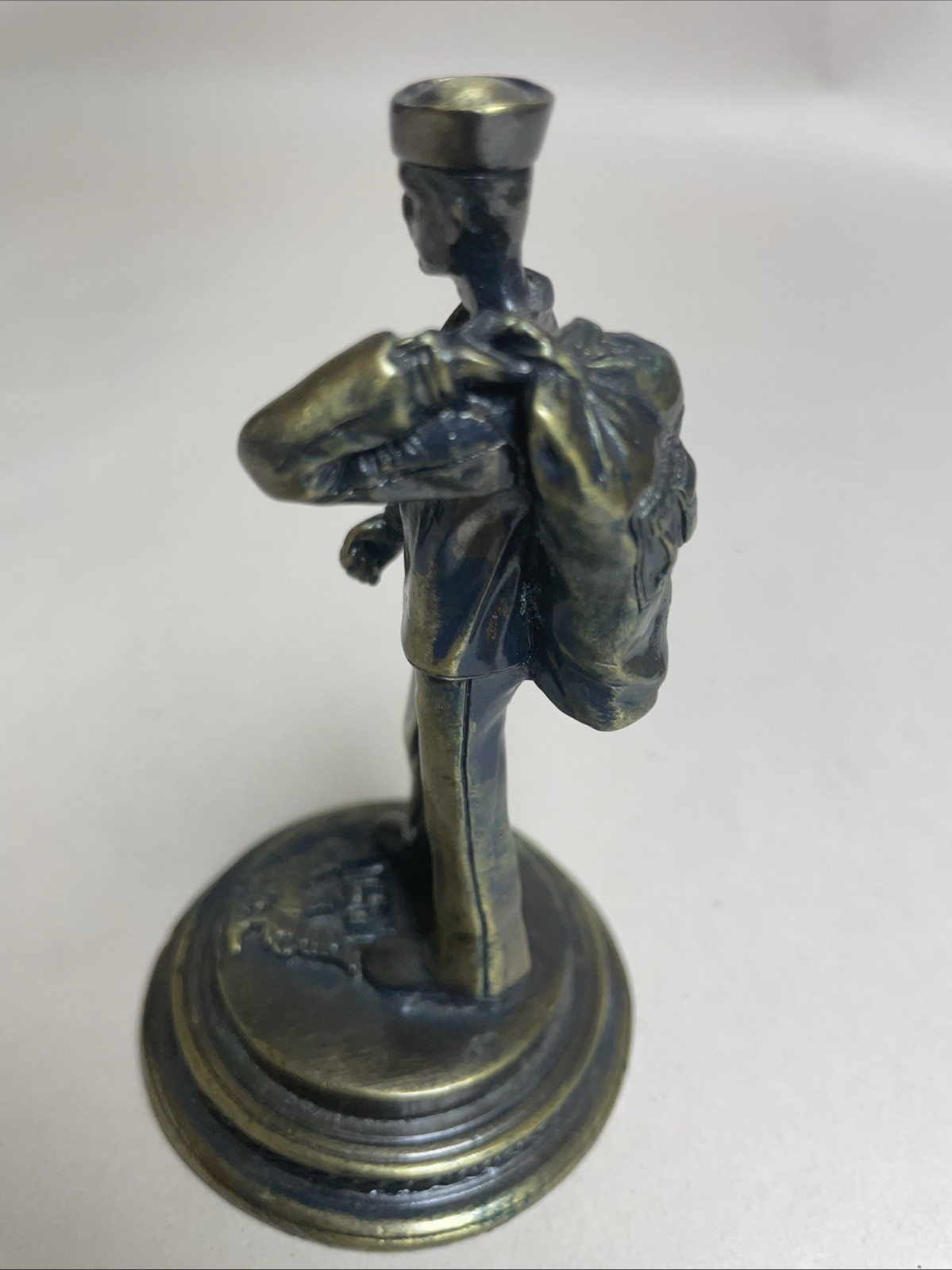 American Heroes Navy Sailor U.S.N Figurine Vanmark The Navy Way Bronze rare