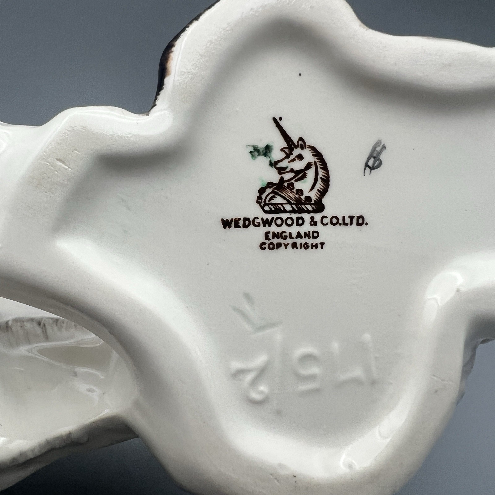 Large Wedgewood & Co. LTD Porcelain Borzoi Dog Figurine 11″L Russian Wolfhound