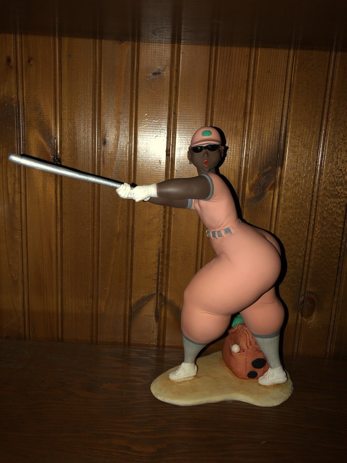 Emilio Casarotto Chubby Figurine Model #85 BASEBALL Certificate of Authenticity