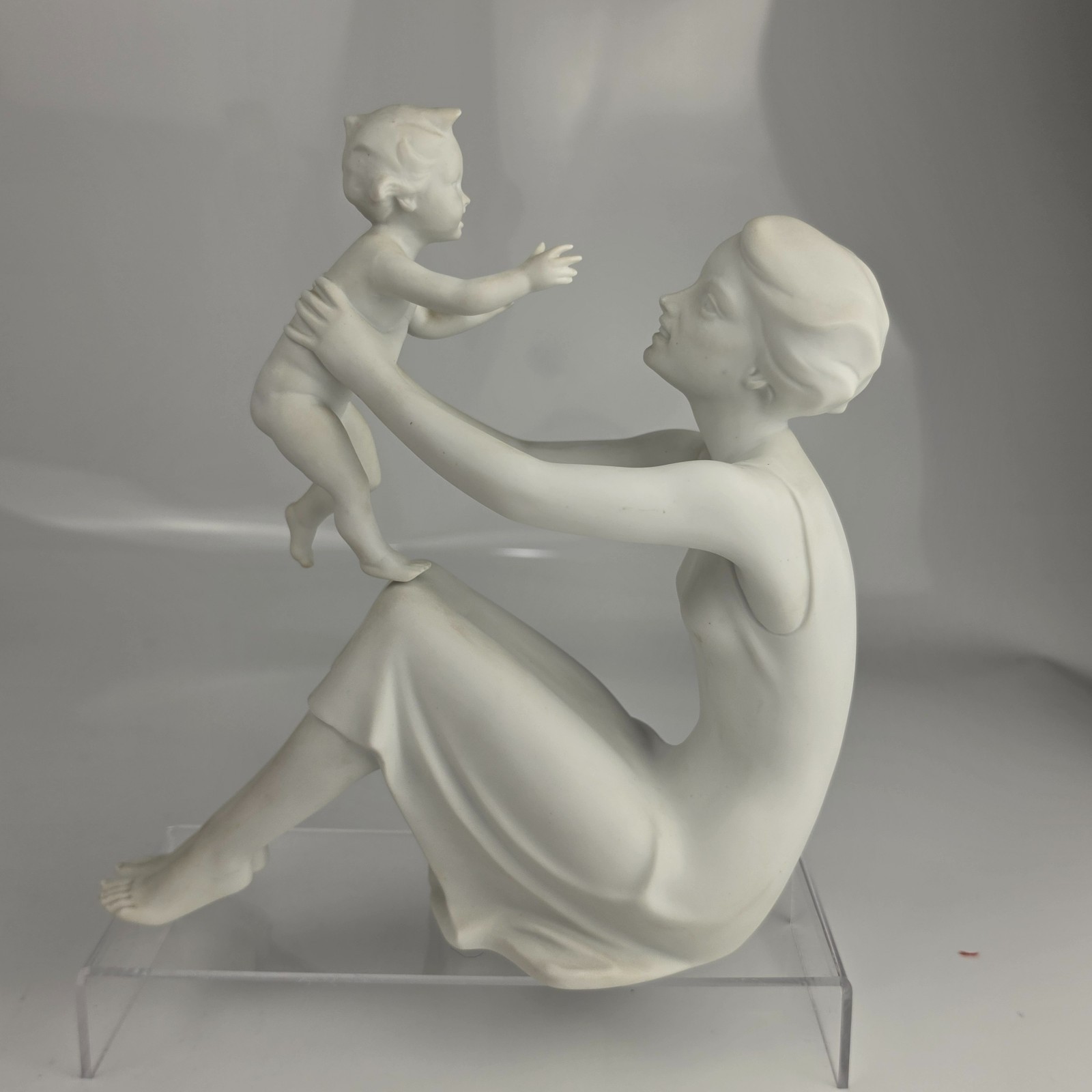 Vintage Kaiser Porcelain Bisque Mother Child Figurine Bochmann #398